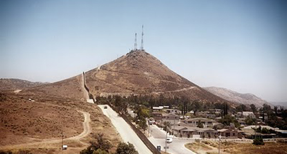 U.S. Mexico Border Fence - by Frank Rogozienski